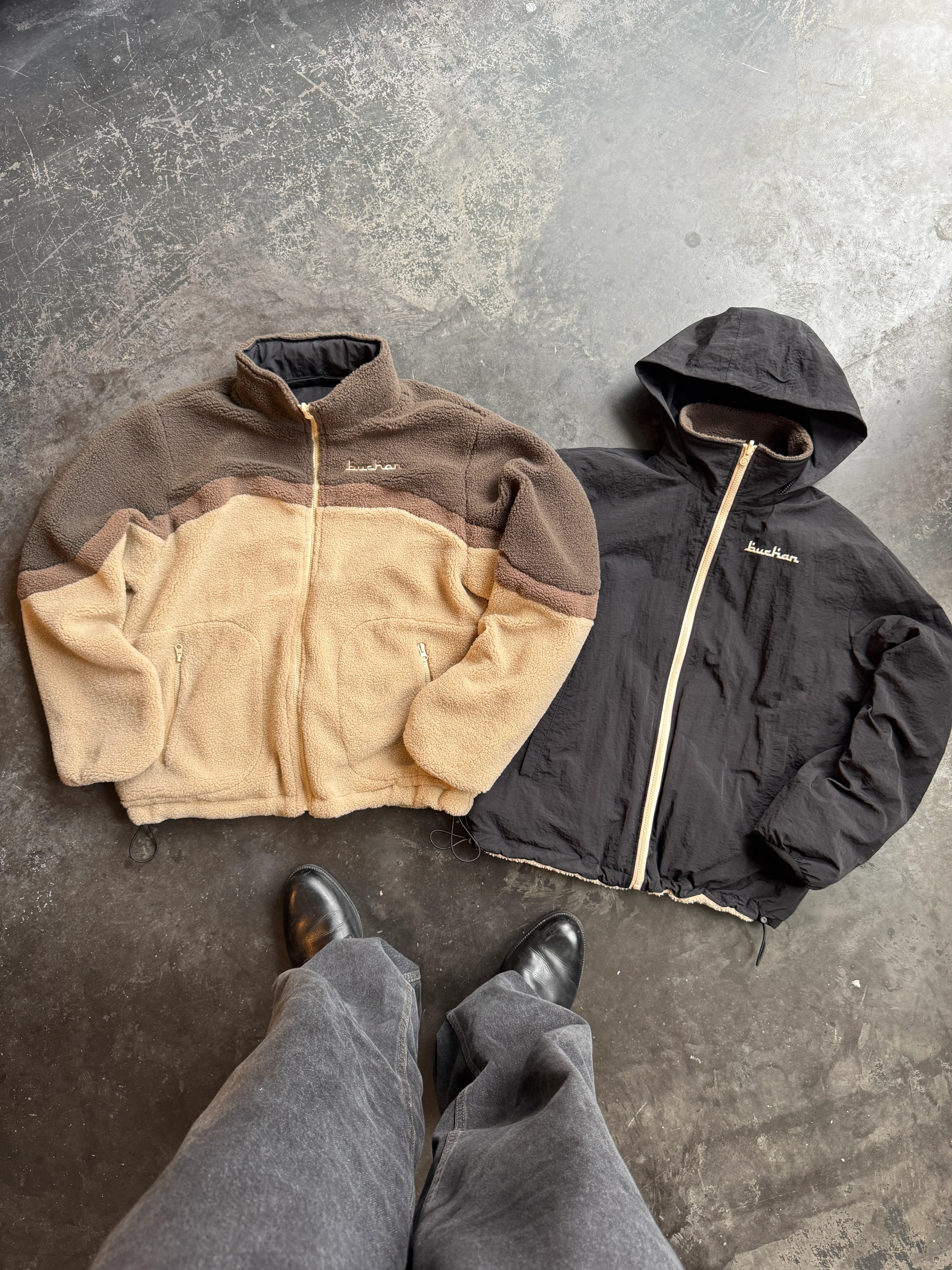 Reversible Buchan Fleece - Brown - Image 6