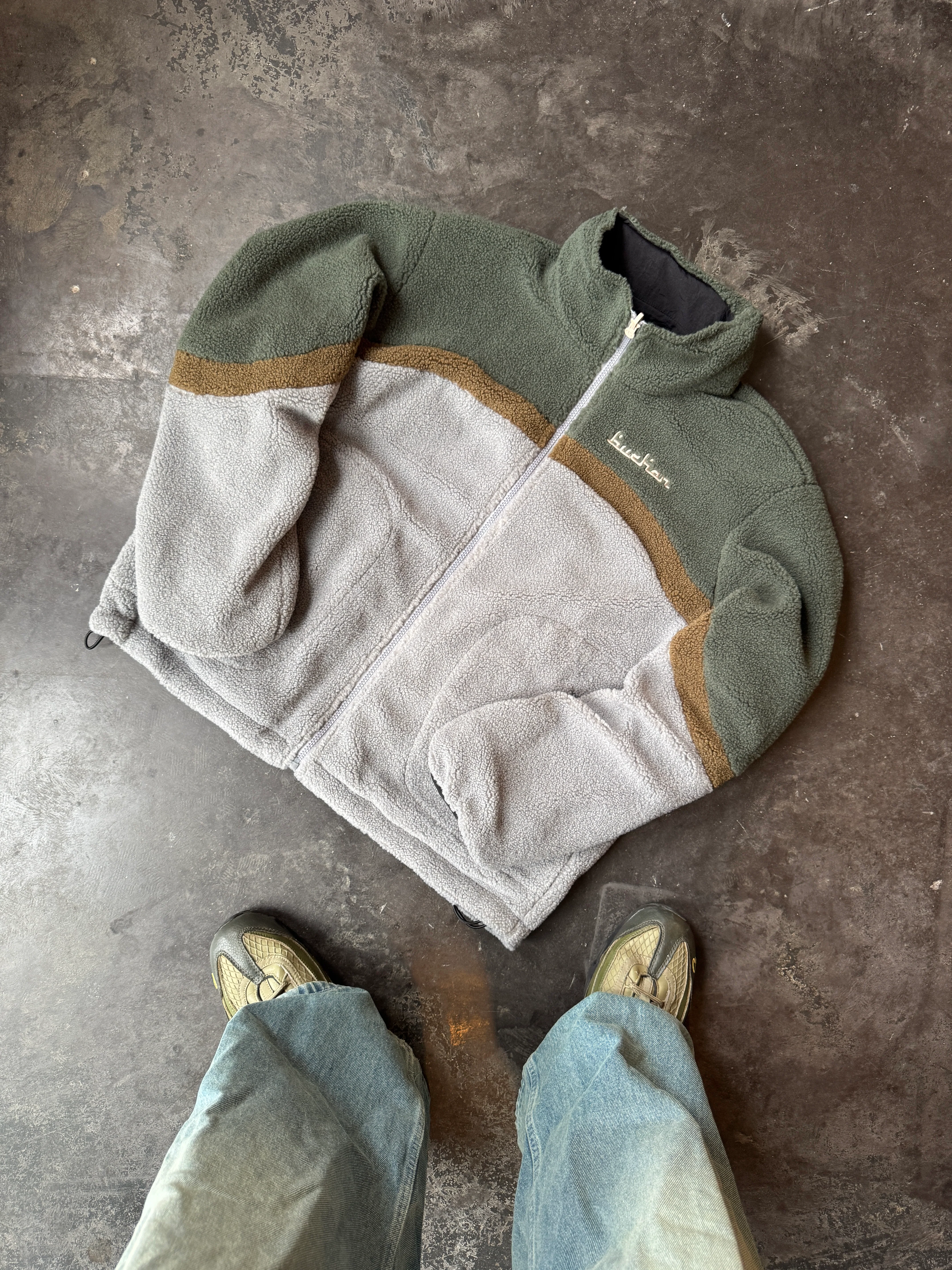 Reversible Buchan Fleece - Khaki - Image 5
