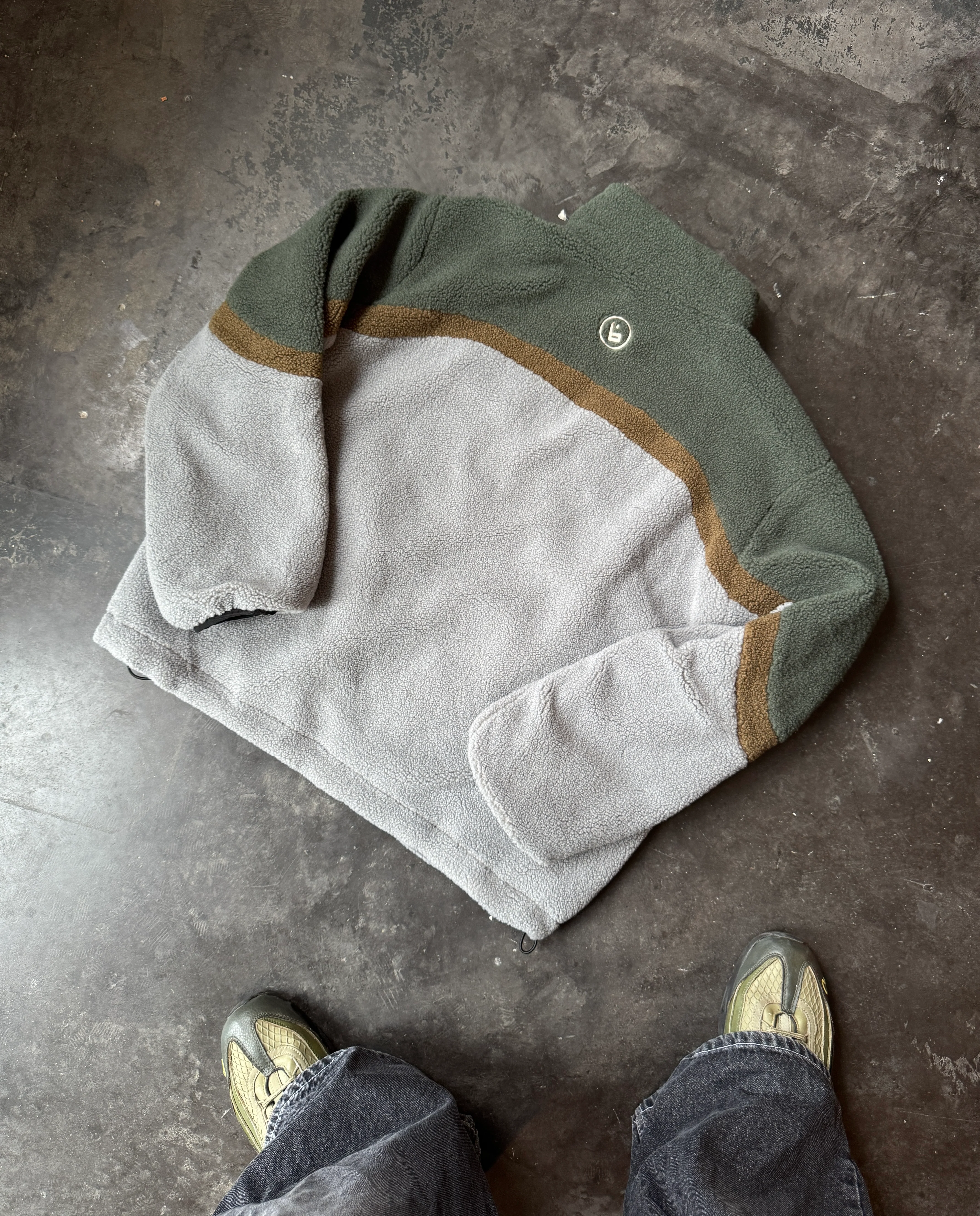 Reversible Buchan Fleece - Khaki - Image 9
