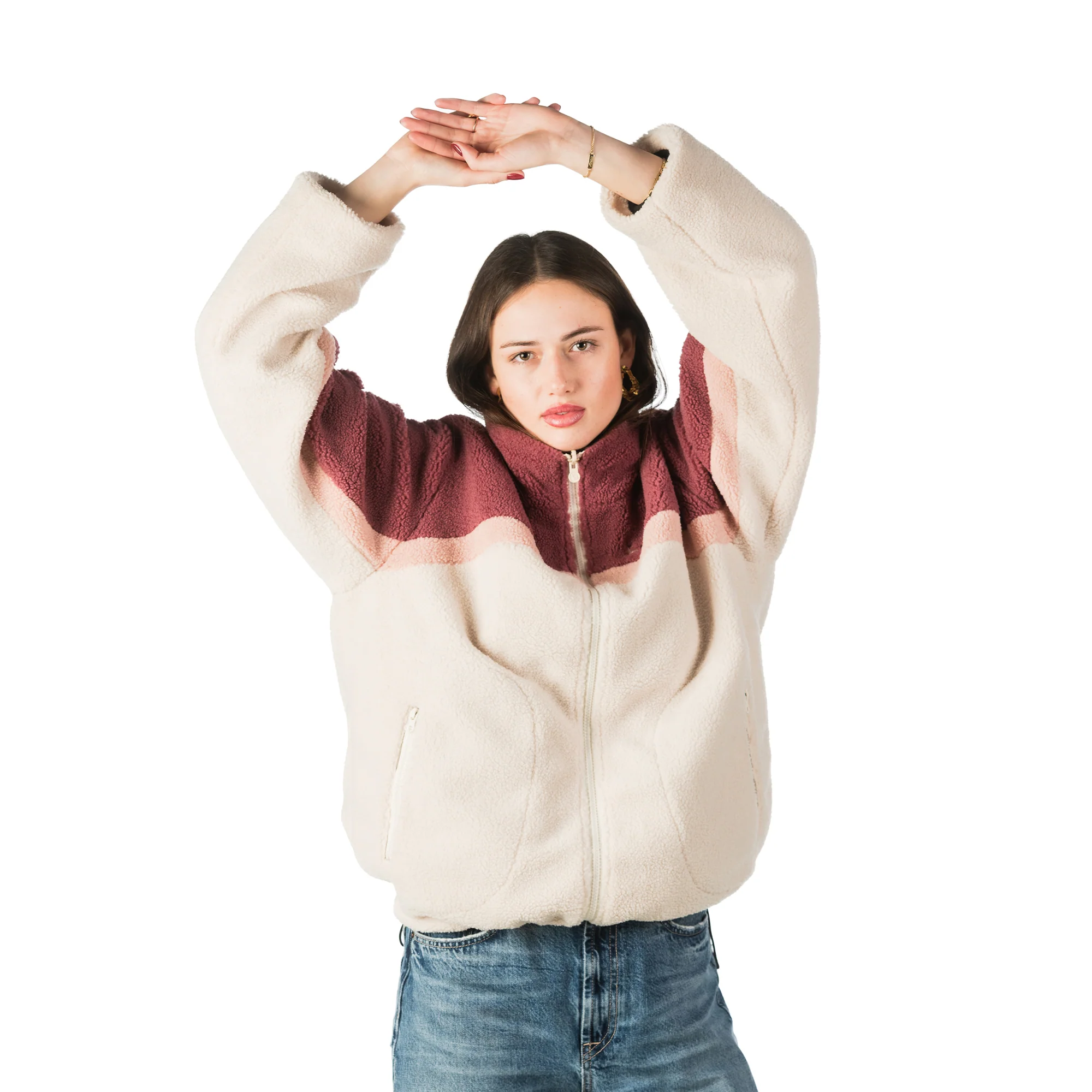 Reversible Buchan Fleece - Pink - Image 4