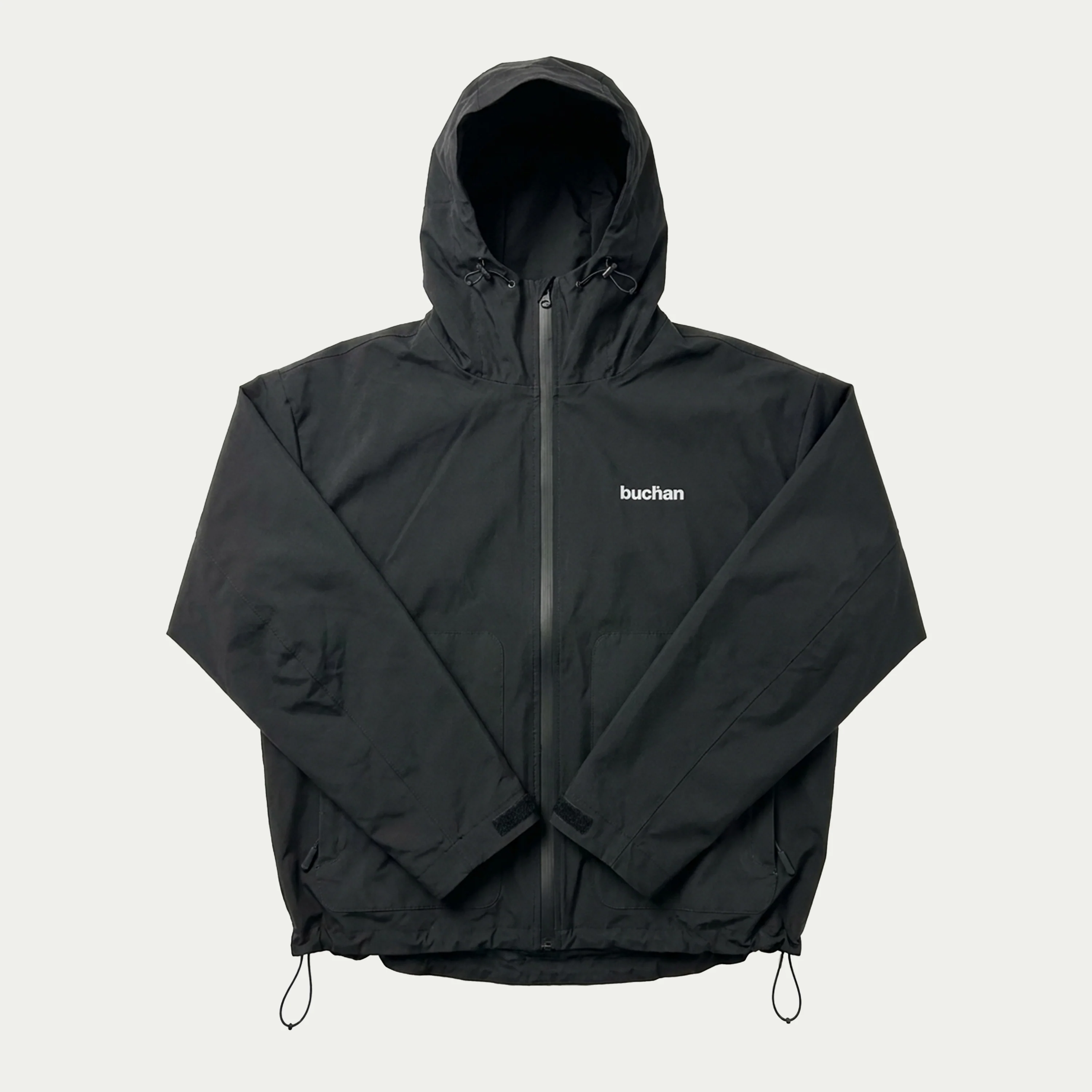 Water Reactive Cheetah Rain Jacket - Black - Image 9