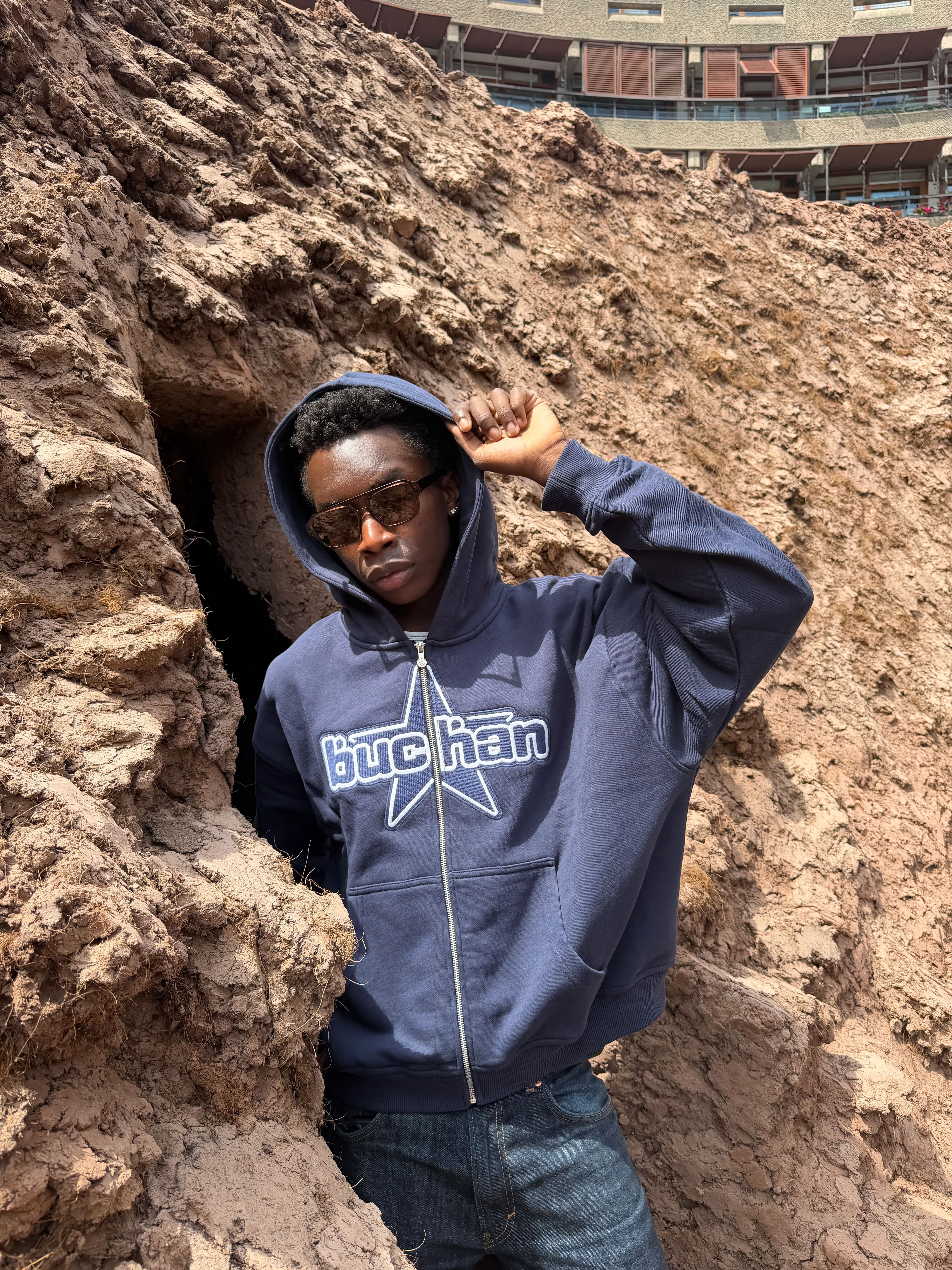 Star Zip - Navy - Image 4