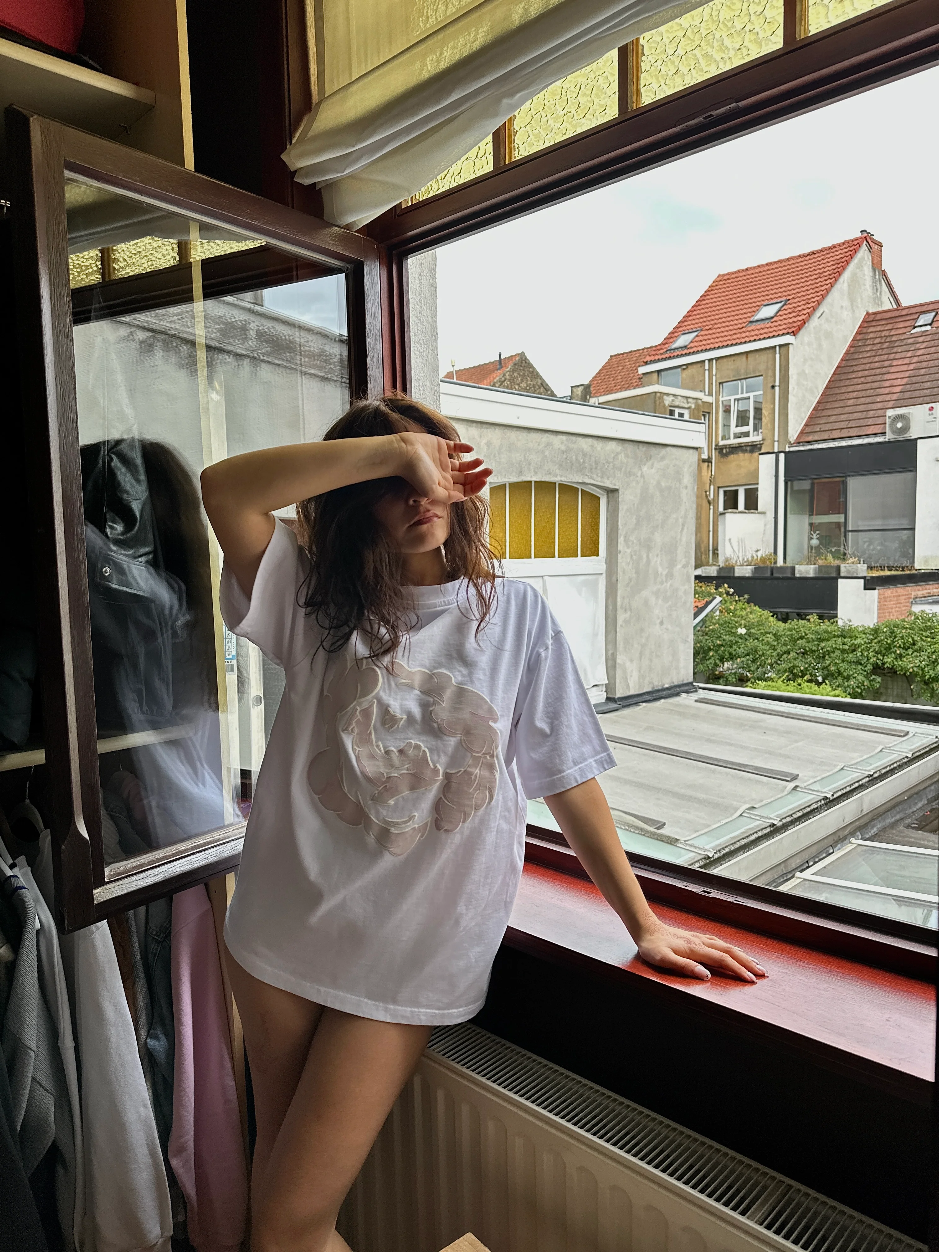 Wind Tee - White/Blue - Image 5